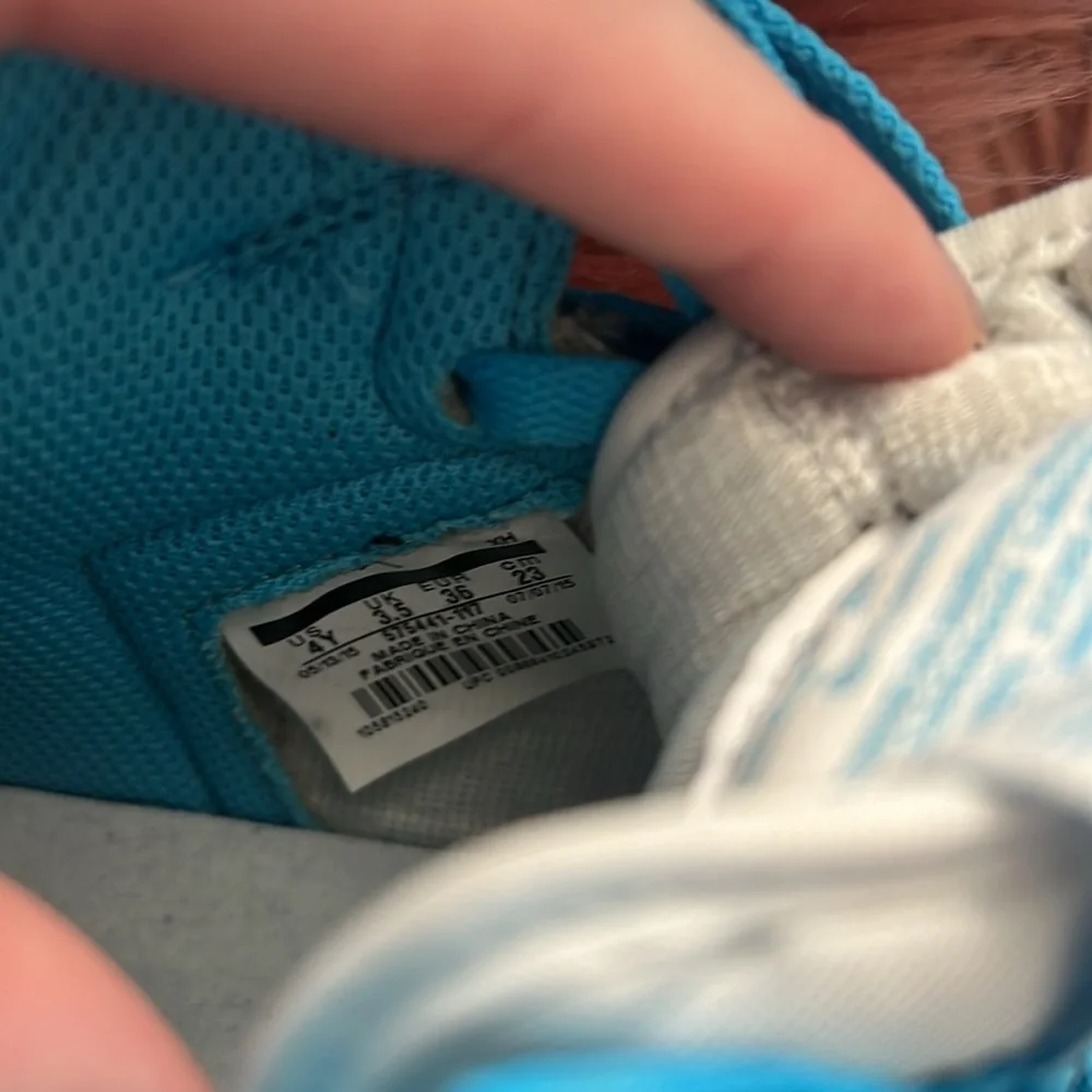 Jordan 1 UNC Dark Powder Blue size 5.5/36 - Picture 4 of 9